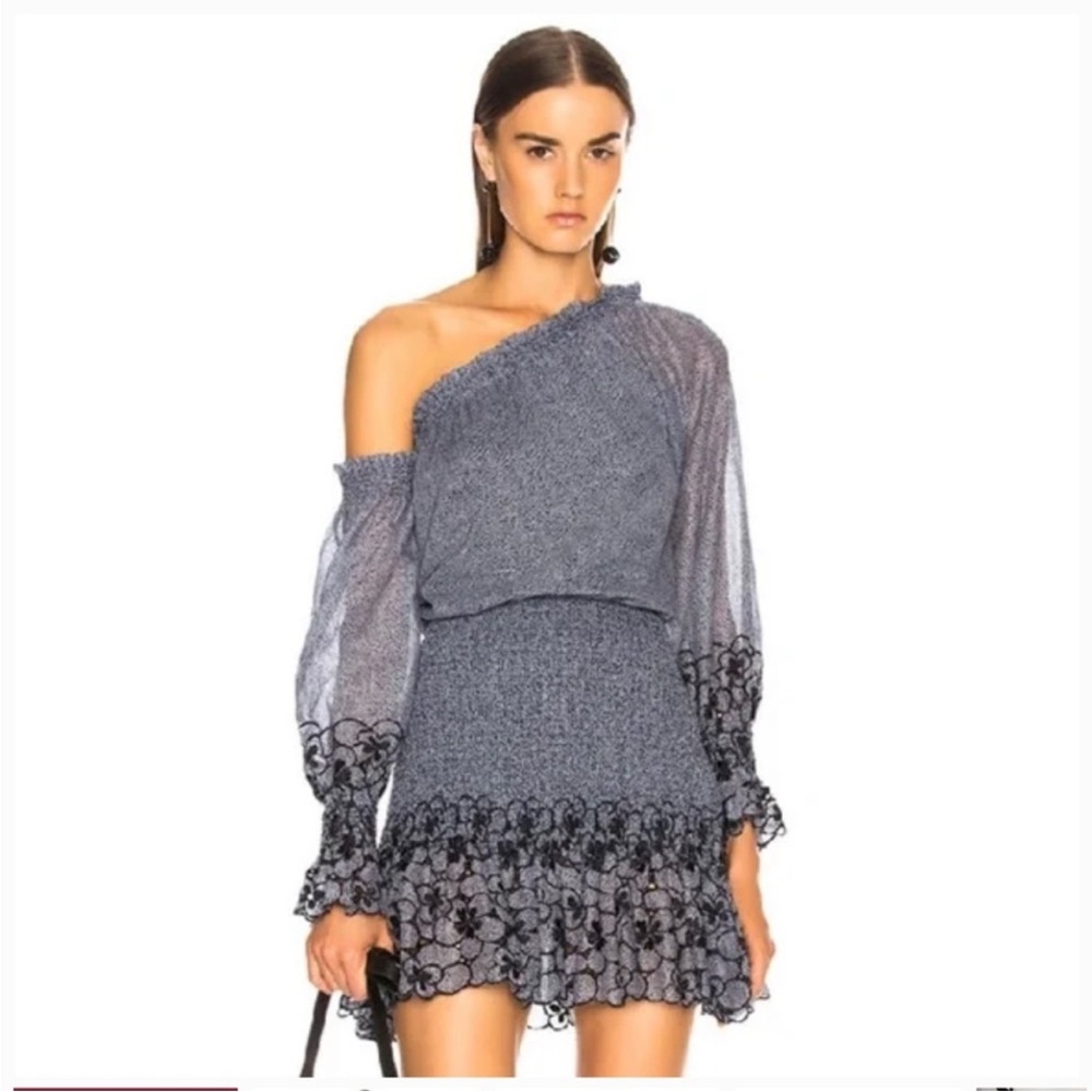 ALEXIS Royce one shoulder mini dress Revolve